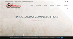 Desktop Screenshot of filmfestivaldelgarda.com